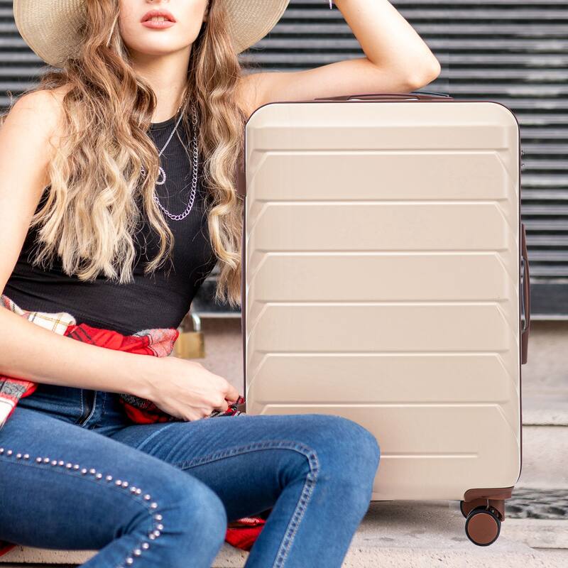 Fashion Luggage Lightweight Luggage, 3-Piece Set with Combination Lock and Universal Wheels, for Boarding and Travel