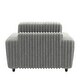 preview thumbnail 5 of 4, Veyron Furry Channel Fabric Down-filled Chair by iNSPIRE Q Modern