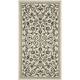 SAFAVIEH Courtyard Clarine Indoor/ Outdoor Waterproof Patio Backyard Rug - 2' x 3'7" - Sand/Black