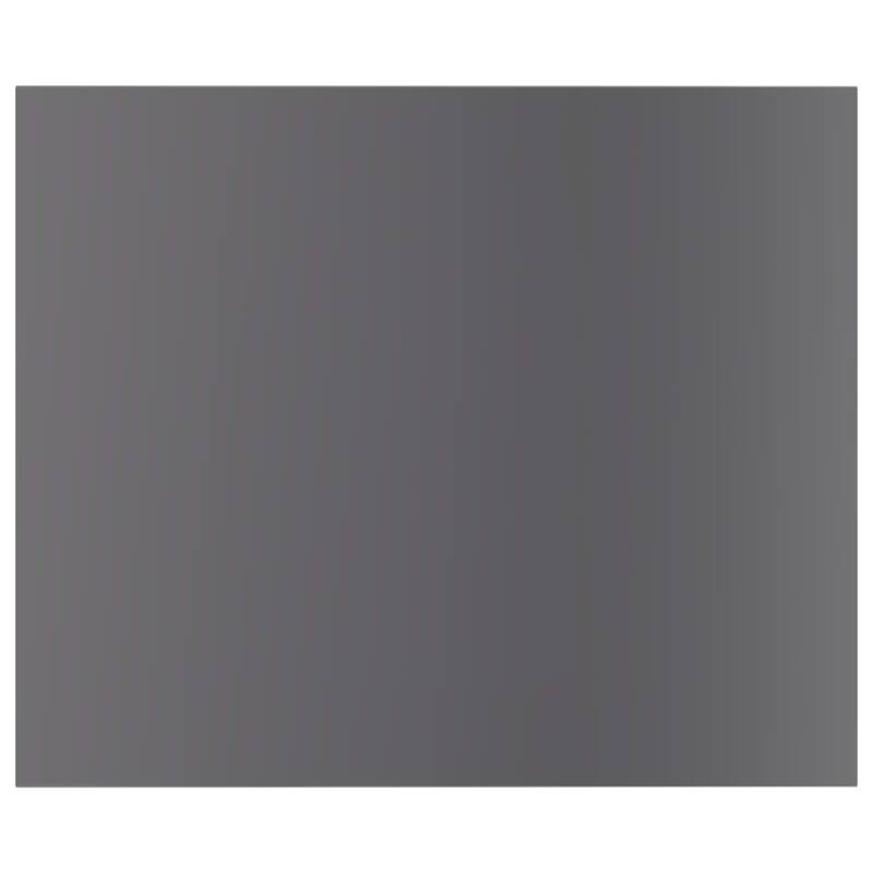vidaXL Bookshelf Boards 8 pcs High Gloss Gray 23.6"x19.7"x0.6" Chipboard