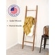 preview thumbnail 1 of 12, 6 ft BrandtWorks Blanket Ladder - Solid Wood - N/A