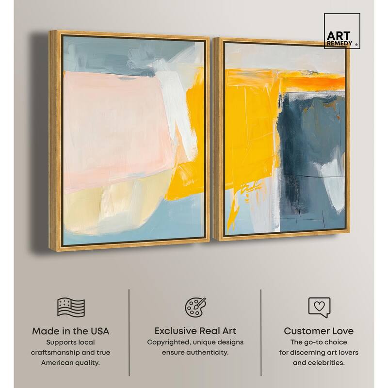 Skyward Radiance II Canvas Set of 2 by Art Remedy
