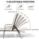preview thumbnail 17 of 72, Outdoor Patio Lounger Aluminum Adjustable Chaise Lounge Chairs with Arms (Set of 2/4) - See Picture