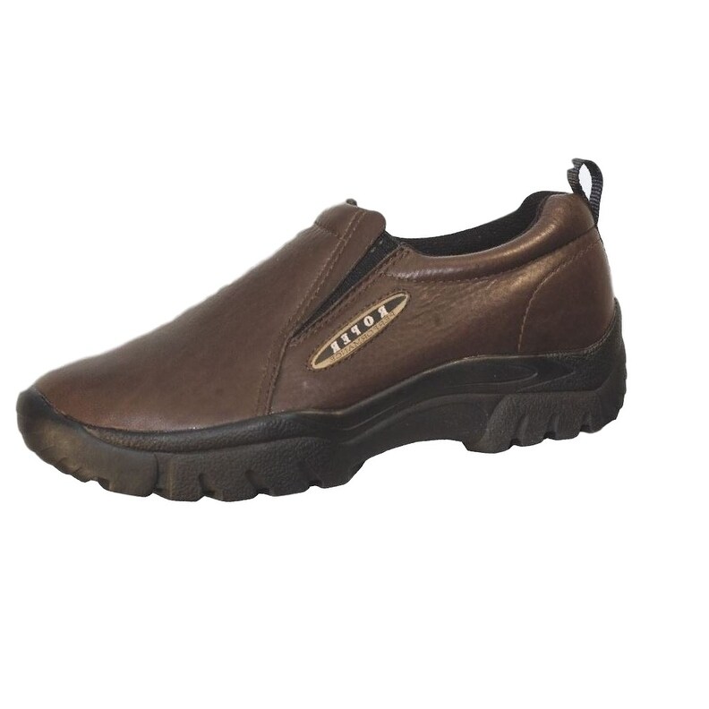Shop Roper Casual Shoes Mens Wide Slip On Brown Free Shipping