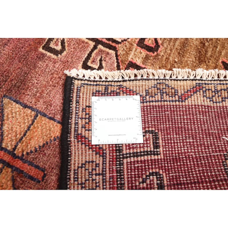 ECARPETGALLERY Hand-knotted Konya Anatolian Brown, Burgundy Wool Rug - 3'3 x 6'6