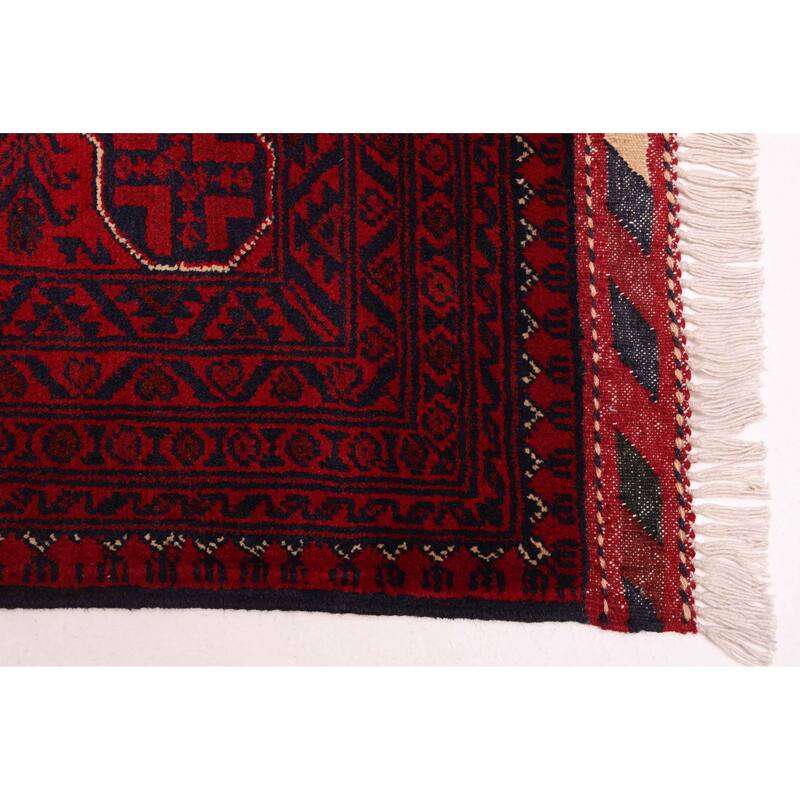 ECARPETGALLERY Hand-knotted Finest Khal Mohammadi Red Wool Rug - 6'7 x 10'2