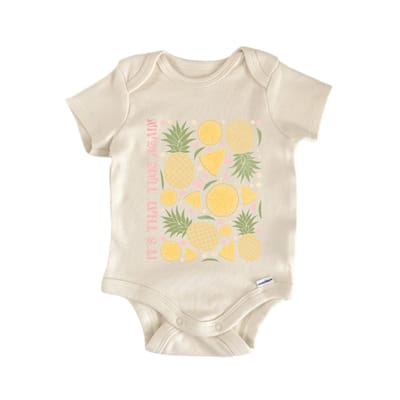 It's That Time Boho Beach Summer - Baby Boy Girl Clothes Bodysuit Funny Cute Newborn