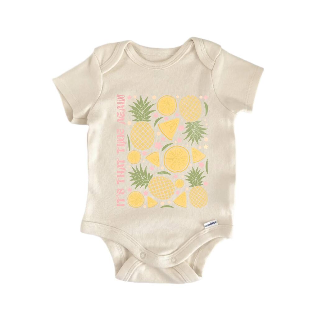 It's That Time Boho Beach Summer - Baby Boy Girl Clothes Bodysuit Funny Cute Newborn