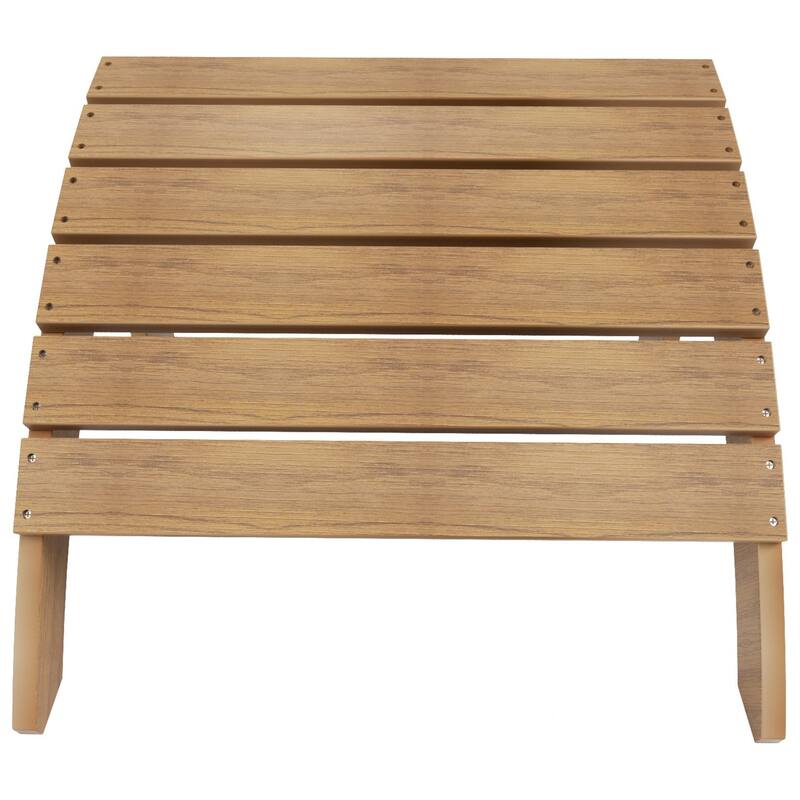 Vineyard HIPS Outdoor Eco-Friendly All Weather Adirondack Chair Ottoman