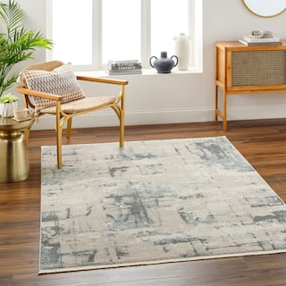 Livabliss Perugia Distressed Color Block Area Rug