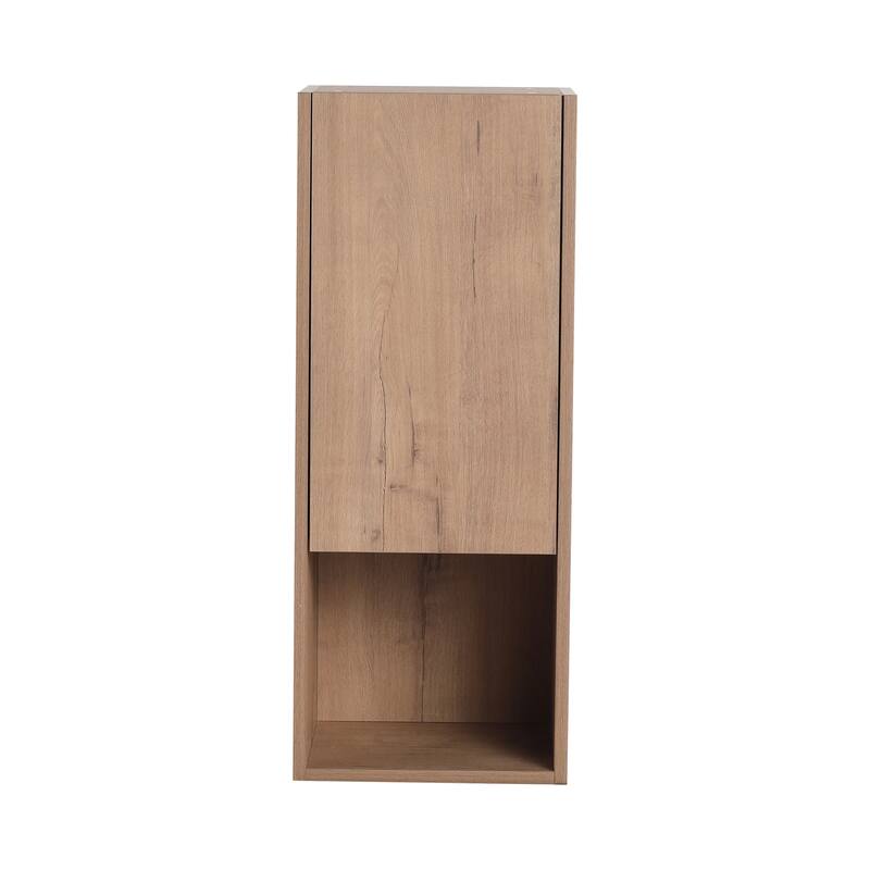 Modern Wall-Mounted Bathroom Side Cabinet with Soft Close Doors, Space-Saving Storage Cabinet Floating Cabinet