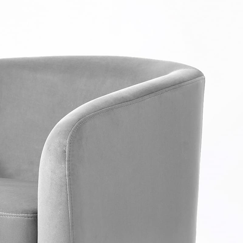 2 Set Modern Upholstered Swivel 360 Degree Accent Chair