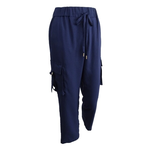 michael kors navy blue pants