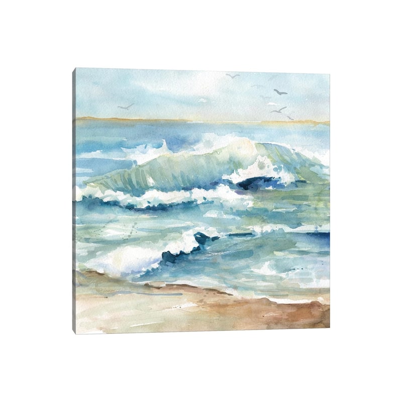 iCanvas "Beach Waves" by Carol Robinson Canvas Print