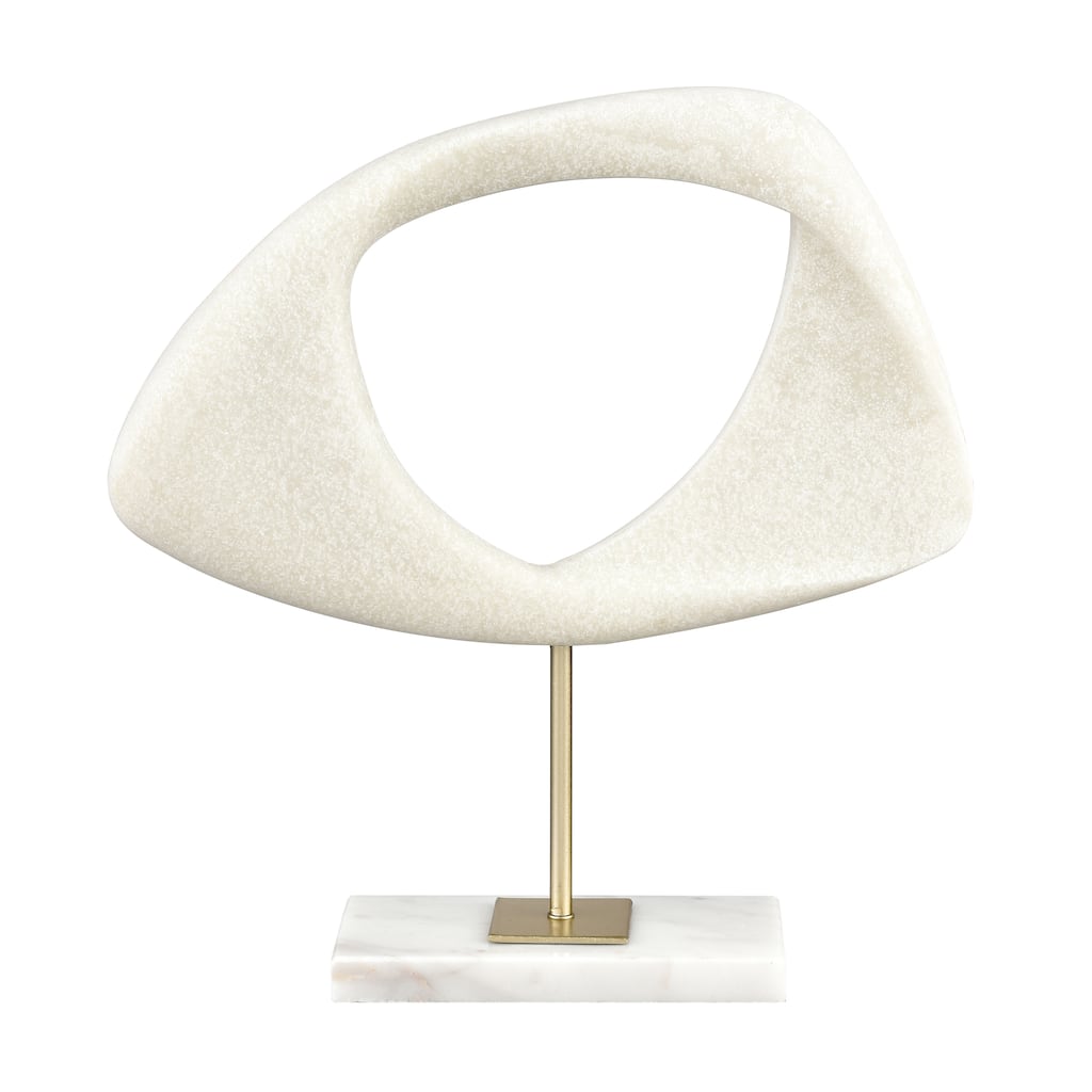 Elk Home Hodge Alabaster Composite 12 Inch Wide Sculpture