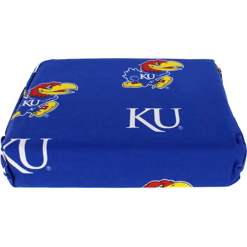 Kansas Jayhawks 100% Cotton Sheet Set