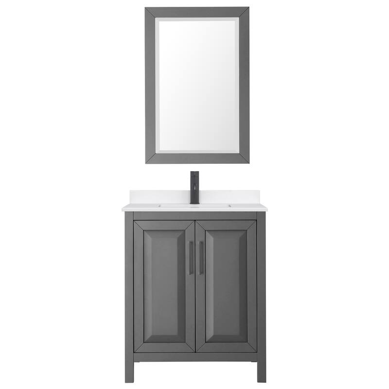 Wyndham Collection WCV252530S-QTZ-UNSM24 Daria 30" Free Standing