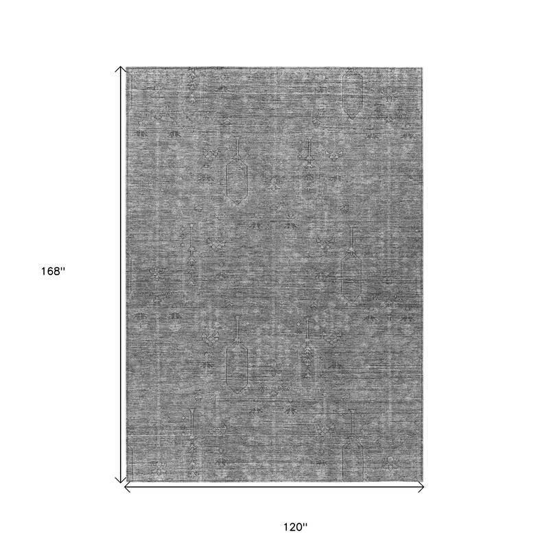 HomeRoots Southwestern Transitional Rectangle Outdoor Rug