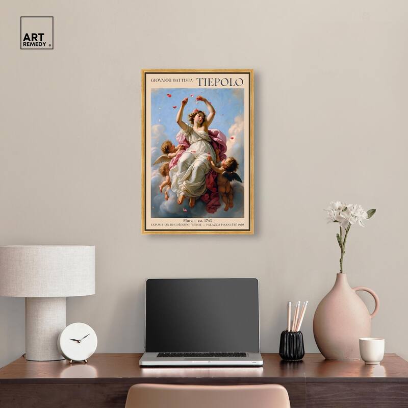 Flora in the Venetian Sky Canvas by Art Remedy