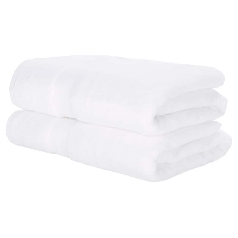 SAFAVIEH Super Plush Bath Towel (Set of 2) - 27" W x 54" H