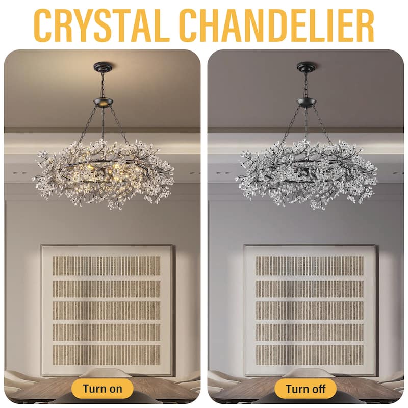 KAYLA D800/D1000/L1300 Tree Branch Chandelier Dining Pendant - Copper Color