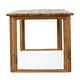 preview thumbnail 18 of 16, Nibley Outdoor Acacia Wood Outdoor Dining Table by Christopher Knight Home - 71.00"L x 34.00"W x 30.00"H