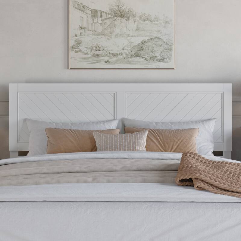 AFI Canyon Wood Headboard with Attachable Charger