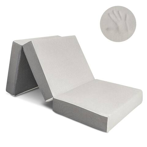 Milliard 6-inch Trifold Mattress with Ultra Soft Removable Cover