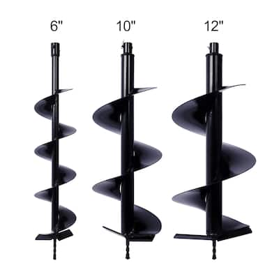 Set of 3 Auger Drill Bit for Planting Hole
