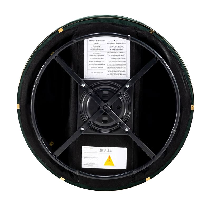 360 Degree Swivel Accent Chair Lounge Chair, Modern Barrel Chair Over-Sized Soft Chair with Seat Cushion