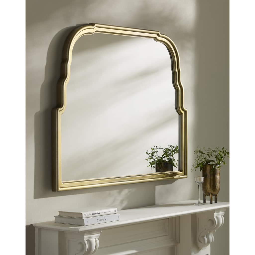 Livabliss Canterbury Traditional Mantel Mirror - 32"H x 40"W x 2"D