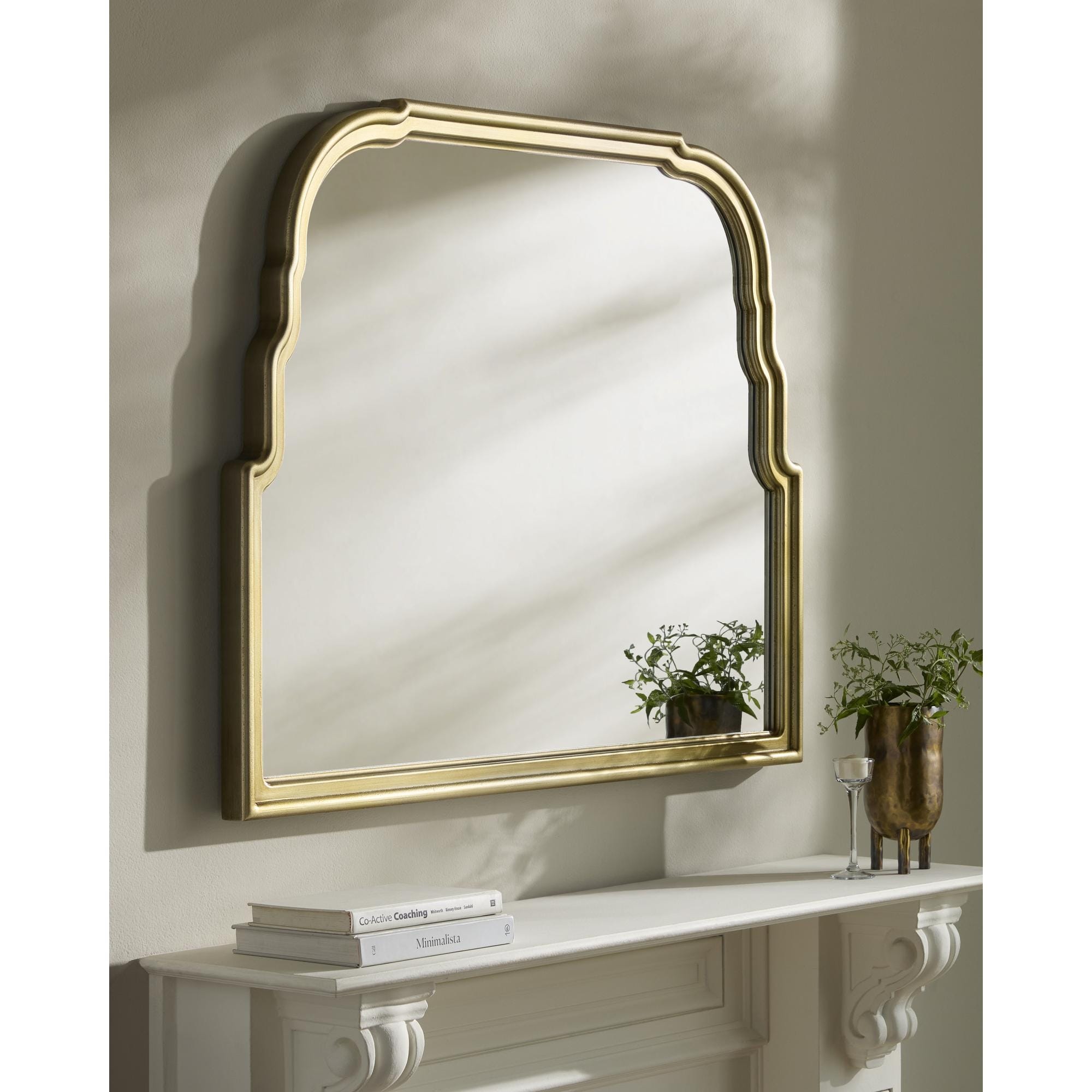 Livabliss Canterbury Traditional Mantel Mirror - 32"H x 40"W x 2"D