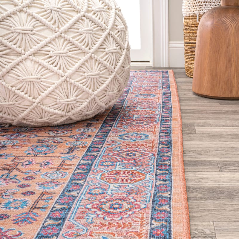 JONATHAN Y Cirali All-Over Persian Machine Washable Area Rug