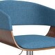 preview thumbnail 30 of 43, WYNDENHALL Calinda Mid Century Modern 33 inch Adjustable Swivel Bar Stool