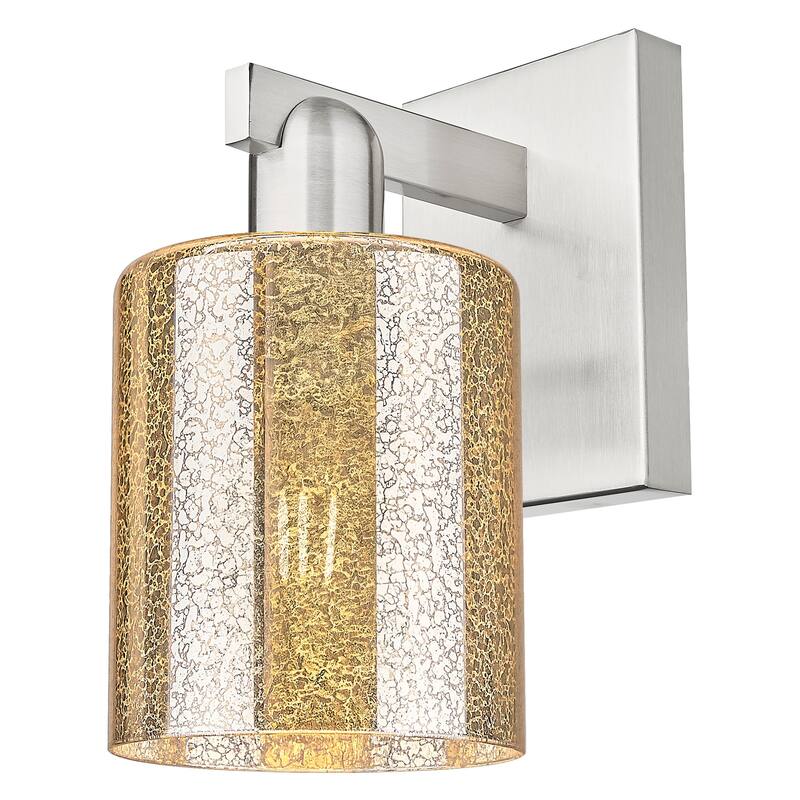 Innovations Lighting 716-1W-11-5 Cobbleskill Sconce Cobbleskill 11" - Brushed Satin Nickel / Mercury