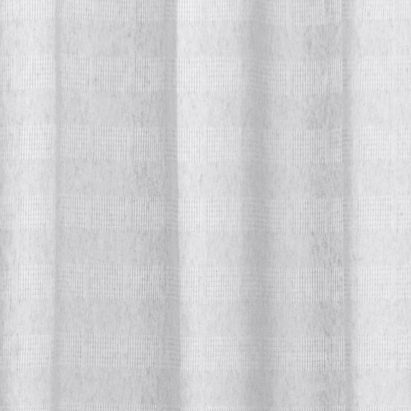 French Connection Grey Cotton Blend 13 Piece Shower Curtain Set 72x72