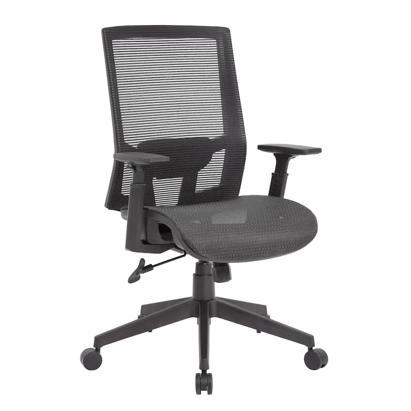 Boss Mesh Back and Seat Task Chair - Black
