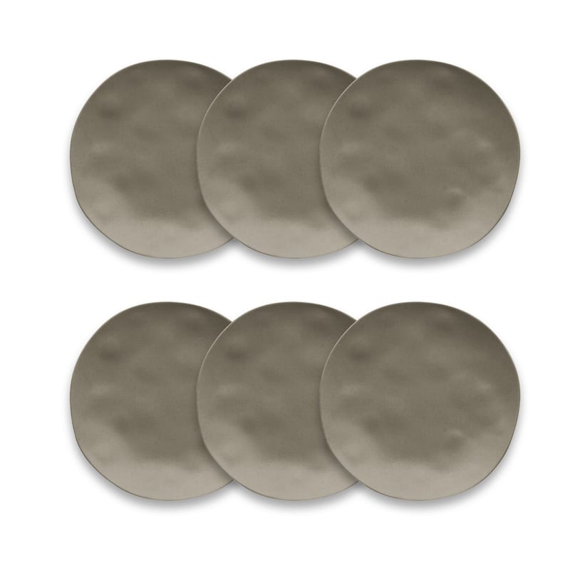 Abode Homewares Planta Salad Plate - Matte Dune - 8.5" - Set of 6 - 6 Piece