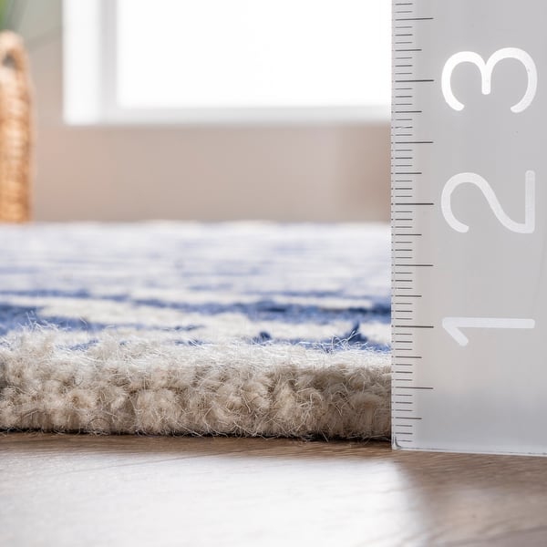 dimension image slide 3 of 4, Nuloom Kellee Hand Tufted Geometric Wool Area Rug