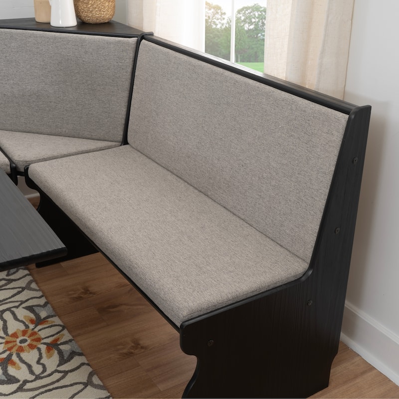Hannah Breakfast Nook 3-piece Dining Set