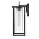 preview thumbnail 7 of 7, Lark 81424 Mateo 17" Tall Outdoor Wall Sconce with Clear Glass Shade