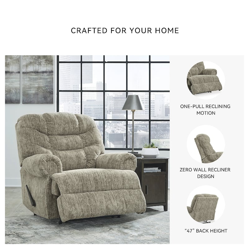 Signature Design by Ashley Movie Man Zero Wall Recliner