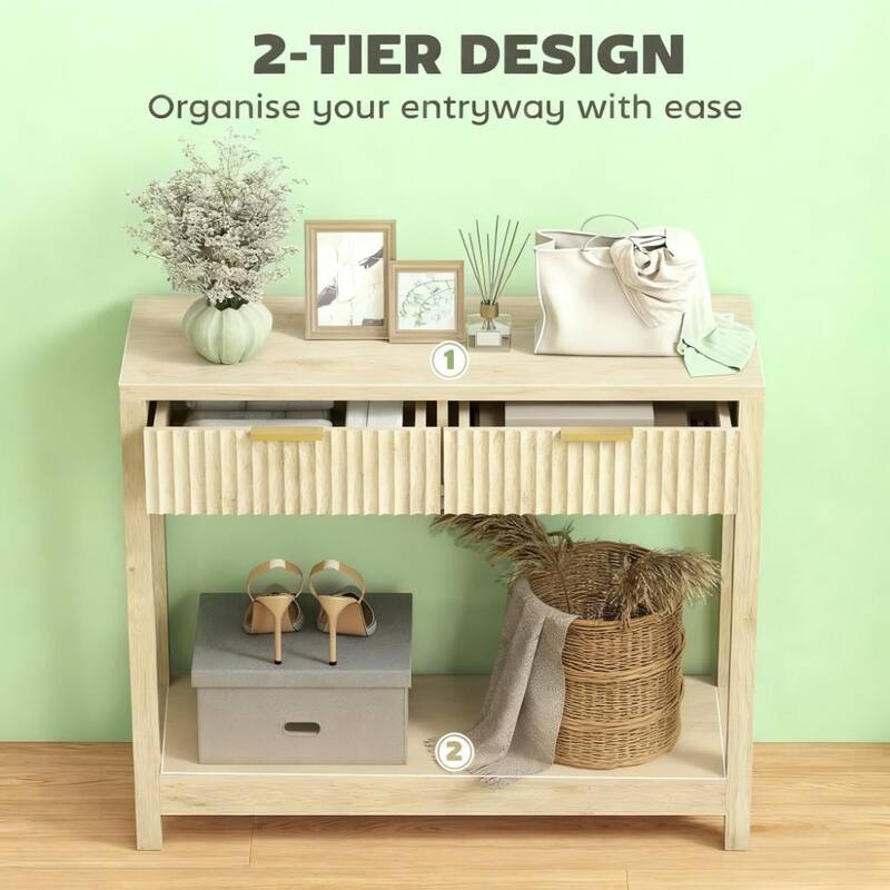 Narrow Entryway Table 35" Console Table