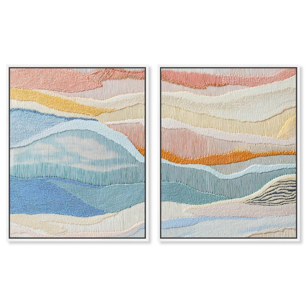 Morning Calm I Canvas Set of 2 by Art Remedy