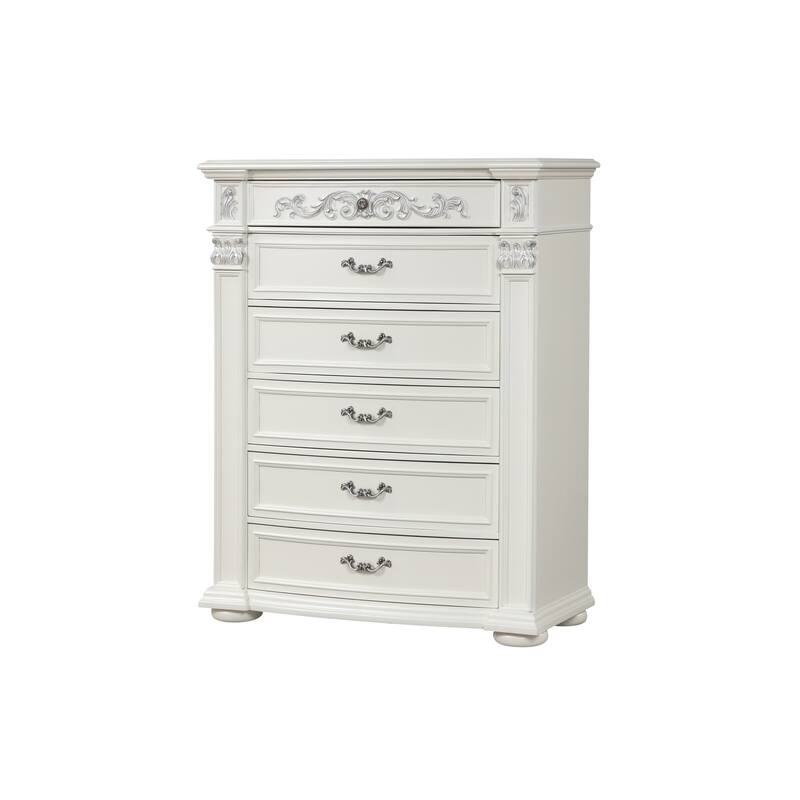 Platinum White Bedroom Set