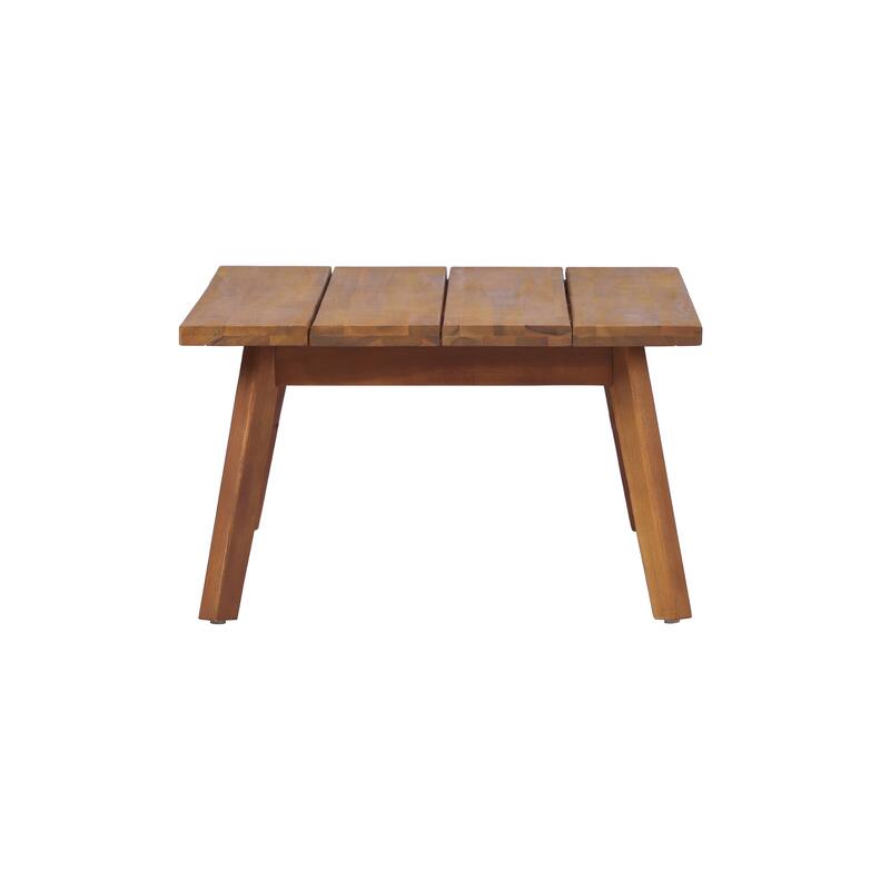 Christopher Knight Home - Haven Mid-Century 2-Piece Acacia Wood Patio Loveseat Set