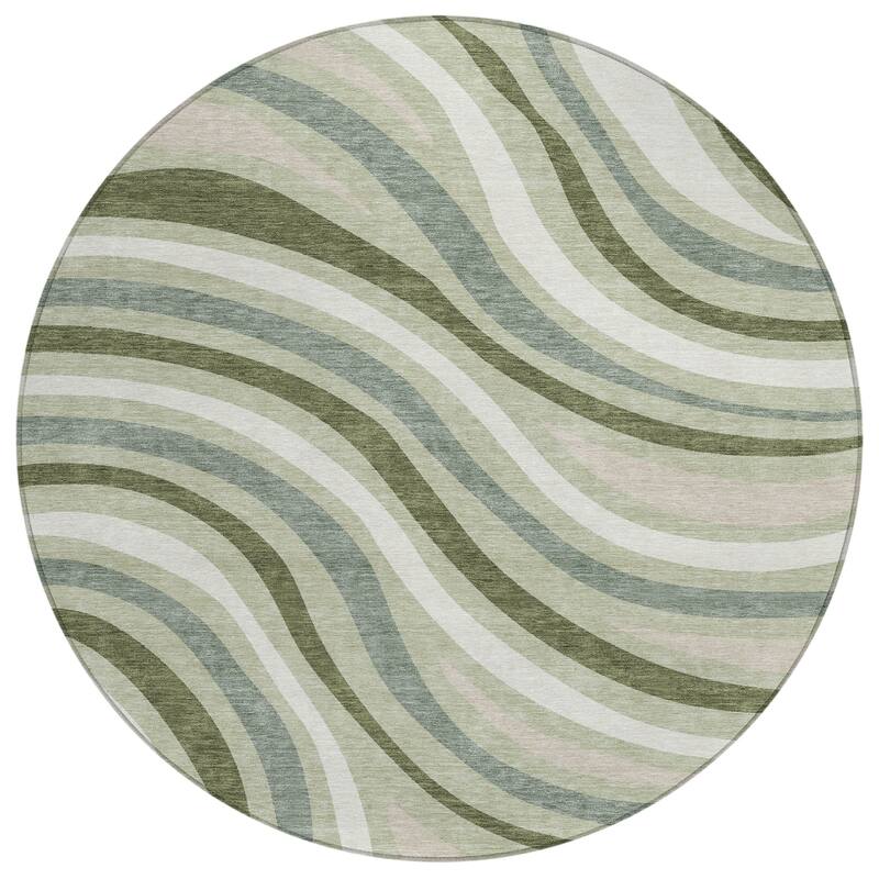 Machine Washable Indoor/ Outdoor Traditional Mimi Chantille Rug