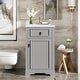 preview thumbnail 3 of 18, GDFStudio - Lisa 20" Bathroom Vanity with Ceramic Sink, Soft-Close Door & Storage Rack