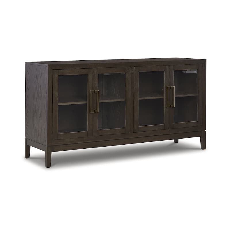 Signature Design by Ashley Burkhaus Dark Brown/Beige 10-Piece Dining Package