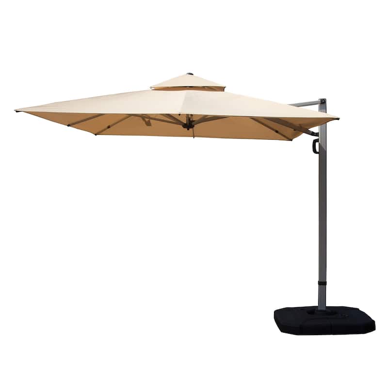 9'x 11' Rectangle Cantilever Umbrella with Center Pole, (Base Not Included)
